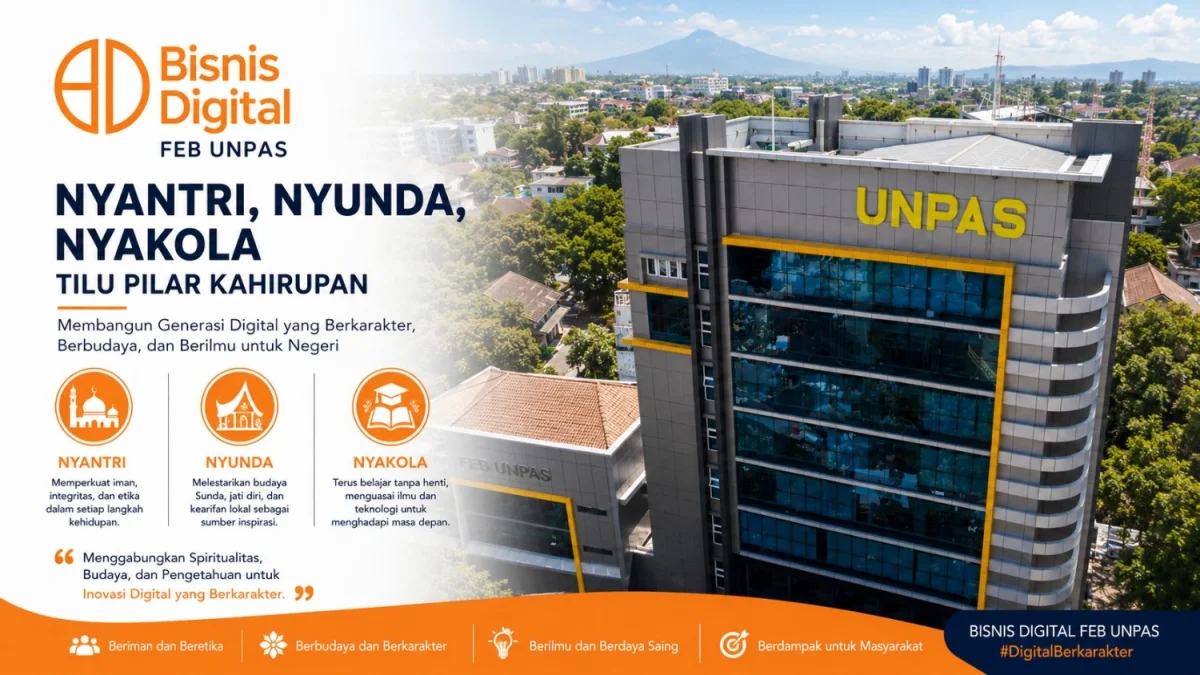 Nyantri, Nyunda, Nyakola: Fondasi Karakter Mahasiswa Bisnis Digital FEB UNPAS di Era Transformasi Digital