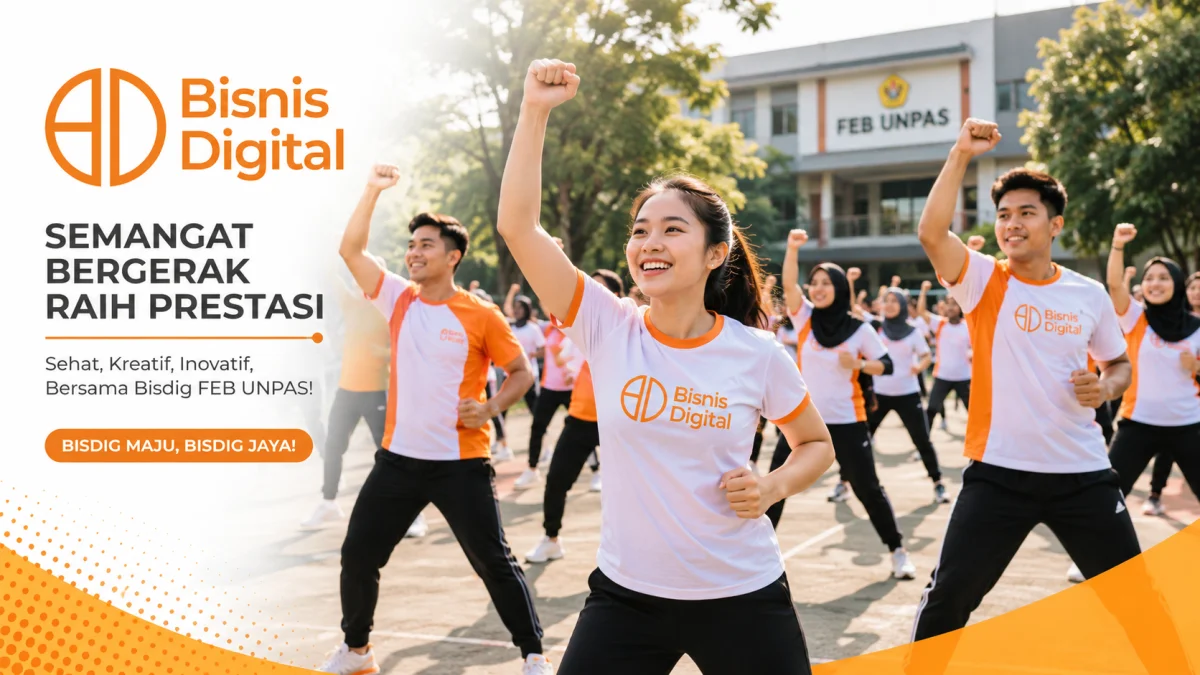 Semangat Bergerak, Raih Prestasi: Prodi Bisnis Digital FEB UNPAS Gelar Senam Bersama Mahasiswa