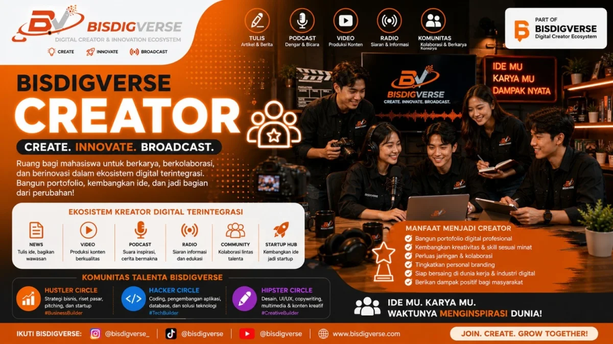 BISDIGVERSE CREATOR: Tempat Talenta Digital Berkarya dan Bertumbuh