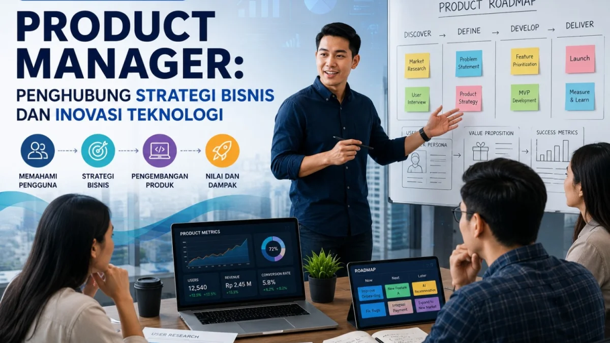 Product Manager: Penghubung Strategi Bisnis dan Inovasi Teknologi