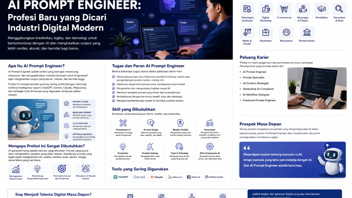 AI Prompt Engineer: Profesi Baru yang Dicari Industri Digital Modern