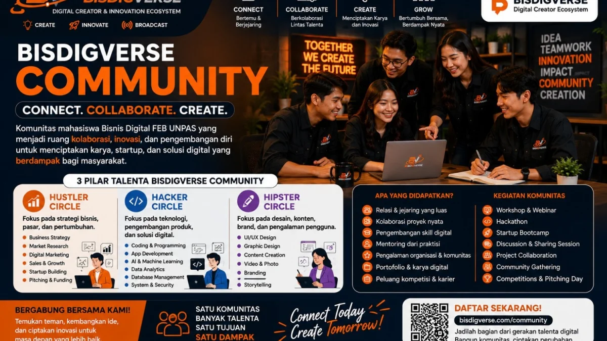 BISDIGVERSE COMMUNITY: Bertumbuh Bersama, Berkarya Bersama