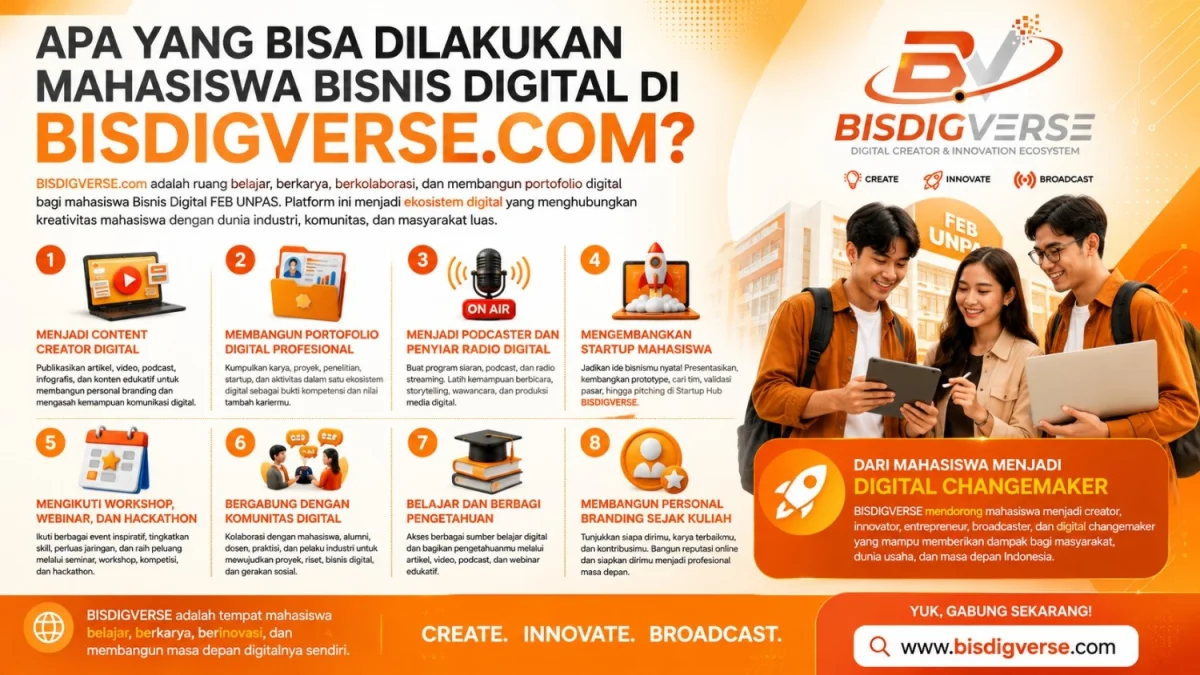 Apa yang Bisa Dilakukan Mahasiswa Bisnis Digital di BISDIGVERSE?