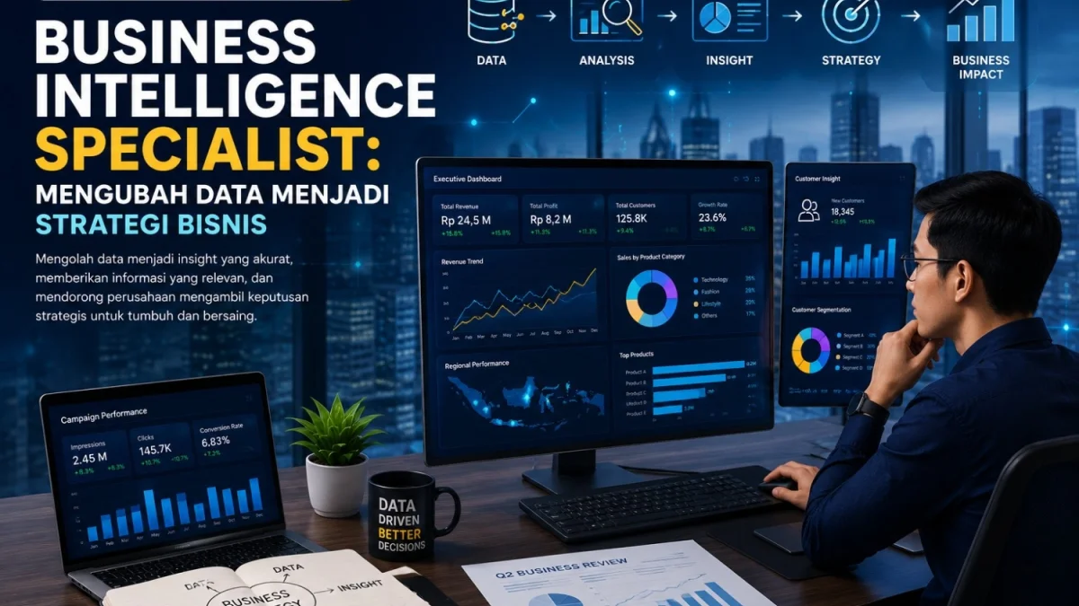 Business Intelligence Specialist: Mengubah Data Menjadi Strategi Bisnis