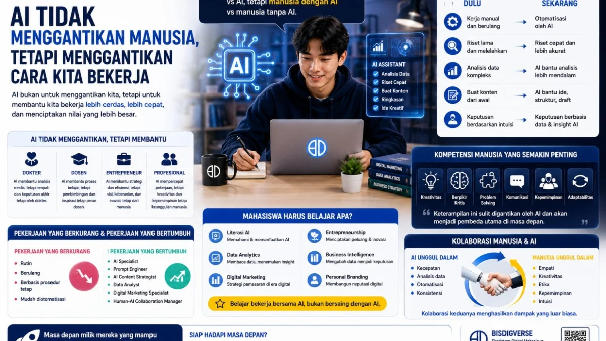 AI Tidak Menggantikan Manusia, Tetapi Menggantikan Cara Kita Bekerja