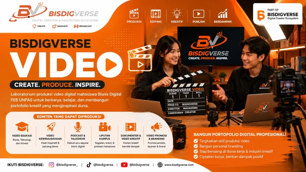 BISDIGVERSE VIDEO: Dari Penonton Menjadi Kreator Digital