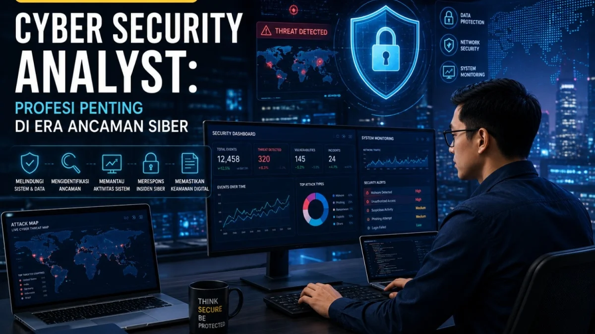 Cyber Security Analyst: Profesi Penting di Era Ancaman Siber